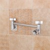 Shower Arm Extension with Lock Joints 11 Inch Adjustable Height