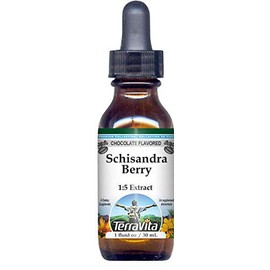 Schisandra Berry Glycerite Liquid Extract (1:5) - Chocolate Flavored (1 oz, ZIN: 523399) - 3 Pack