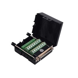 euroharry DB25 25 Pin Female Adapter DB25-M1 Terminal Plastic Cover