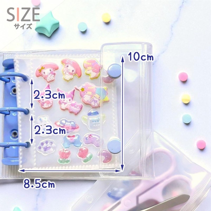 20 Refills A8 Size 3 Hole Sticker Book Trading Card