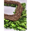 Tradingsmith Preserved Boxwood Square Wreath - 17"