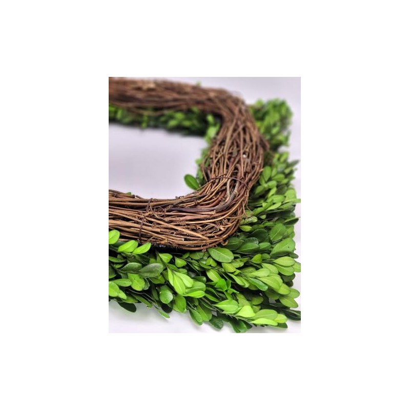 Tradingsmith Preserved Boxwood Square Wreath - 17"