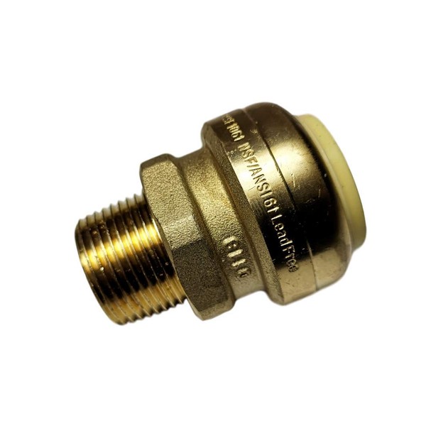 5 PIECES XFITTING 1" PUSH FIT X 3/4" MALE NPT/MNPT