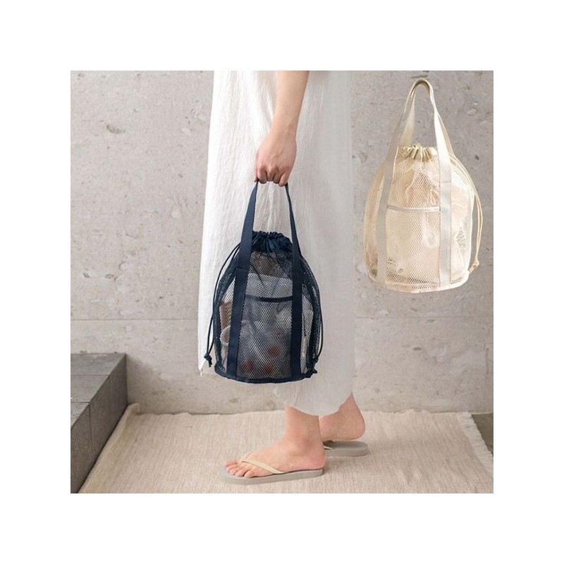 Water play gear mesh beach swim bag travel tote bag