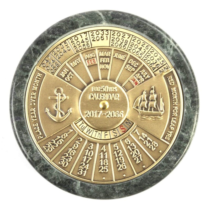 50 Yr Cal/Marble/Antique brass, Nicht Zutreffend