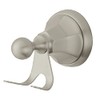 KINGSTON BRASS BA4817SN Metropolitan Robe Hook, Satin Nickel, 3-3/4" Length
