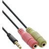 InLine® 99302J Audio Headset Adaptor Cable 3.5 mm Jack Male