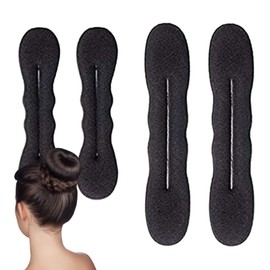 Bun Cushion | Hair Bun Cushion Hair Sponge Maker | Twist Vintage Headbands, Donut Hair Bun Maker for Weddings, Travel, Dates, Dance, Family Gatherings