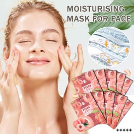 WENJLYJ 10 Pcs Face Sheet Masks Set,Moisturizing Sheet Masks,Hydrating Facial Mask Gift Set for Women,Mom,Wife & Girlfriends(I)