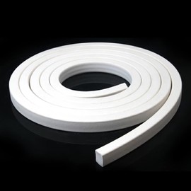 Ququyi Silicone Foam Square Strip, (3/16" T × 3/8" W) Soundproofing Windows Sealing Strip,16.4FT.
