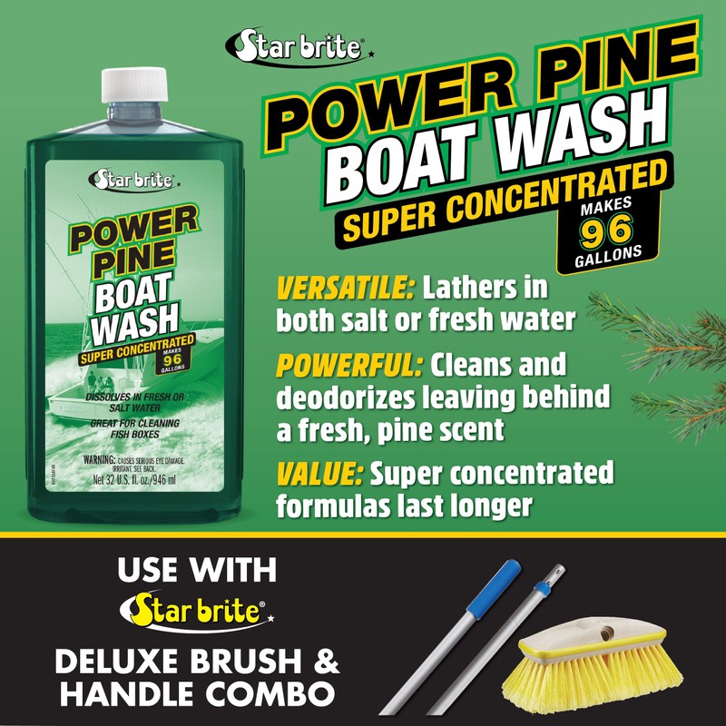 STAR BRITE Power Pine Boat Wash Super Concentrate - Makes