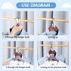 100 Pcs Clothes Hanger Connector Hooks Plastic Mini Cascading Hanger