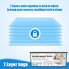 Diaper Pail Refills Bags with 30 Bags Compatible with Genie