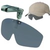 Adventure King BS-05 Polarized Sunglasses, Clip-on Sunglasses, Flip Up, Over