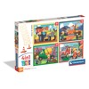 Clementoni Puzzle 4-in-1 Busy at Work 72 Pieces for Children