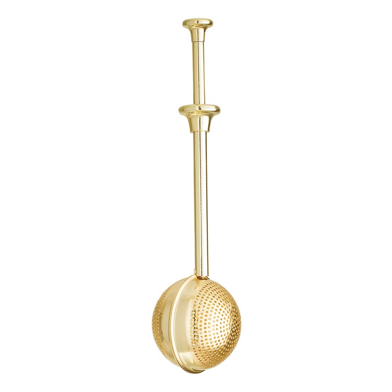 Bloomingville Stainless Steel Tea Egg with Gold Finish