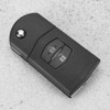 Rankomu Car Key Case 2 Buttons Car Remote Flip Shell