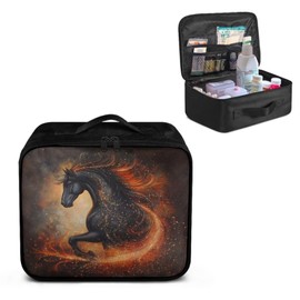 Rnyleeg Horse First Aid Kit Bag Empty for Men First Aid Bag for Home Car Portable First Responder Bag with Handle