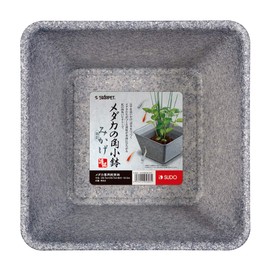 SUDO Mikage S-5603 Stumpet Small Square Bowl of Medaka