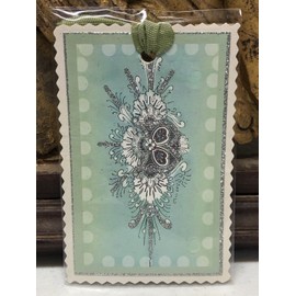 PAPAYA Glitter Gift Tag Letter B