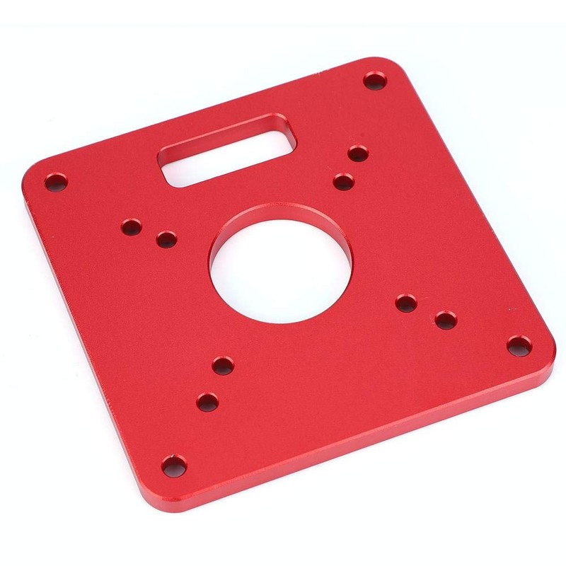 Router Table Insert Plate Woodworking Aluminum Alloy 6061 Anodic Oxidation