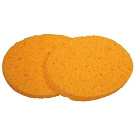 Croll and Denecke Oval Shape Cosmetic Sponges Viscose Sponge 2 11x8 cm