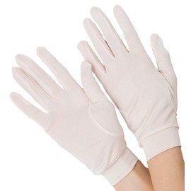 Sleeping Sheep Cool Silky 100% Silk UV Gloves, Hand Care, UV Gloves, Hand Care (M, 5 Finger Light Pink)