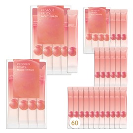 Travel Size Mouthwash,Mini Mouthwash Travel Size Bulk Portable Mouth Wash Set,Individual Small Travel Mouth Wash Packets for Fresh Breath(Pack of 60) A6
