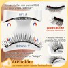 Pestañas magnéticas reutilizables con aplicador, pestañas magnéticas suaves y cómodas,
