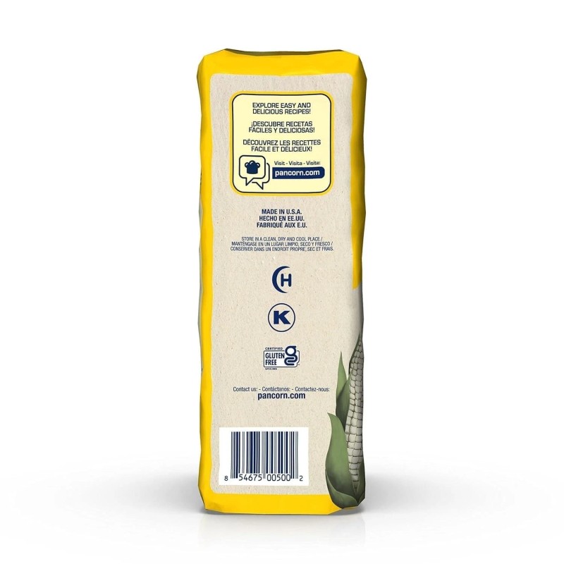 White P.A.N. White Corn Meal – Pre-cooked Gluten Free and