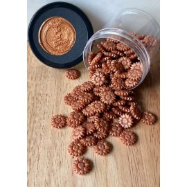 Air of Secrecy Goldstone (32g) Sunflower Shaped Sealing Wax Beads