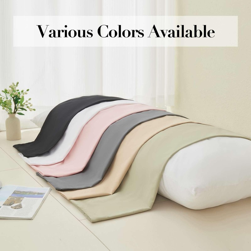 DOWNSTORIA Body Pillow Cover, Ultra Soft Microfiber Long Pillowcase, Envelope
