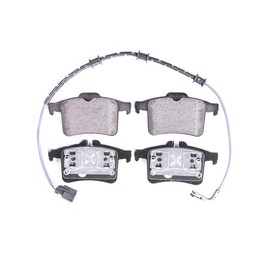 HELLA PAGID Rear Brake Pads with Warning Contact Four Brake Pads per Set T2375 for Jaguar 8DB 355 021-561