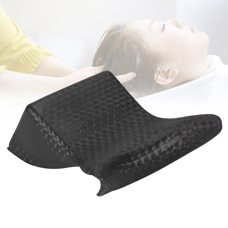 ANGGREK Salon Neck Pillow, Black, Polyvinyl Chloride, Bath Pillows Cushion