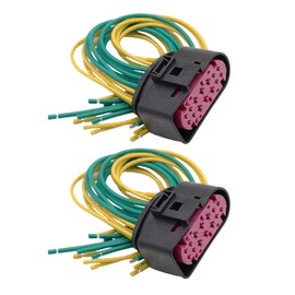 Headlight Connector Pigtail Xenon HID Compatible with Dodge Ram 1500/2500 Premium (projector) Headlight 2013-2018,Plug Connector Pigtail Harness Replace for 68305265AA