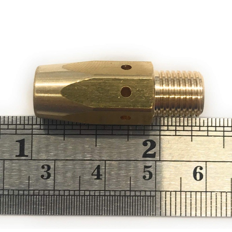 169-728 Miller Style M-25 Gas Diffuser/Tip Adapter - Arc Weld