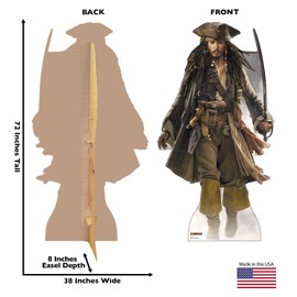 Jack Sparrow (Pirates of the Caribbean: At World's End) Life-Size Standup Poster , 42x72