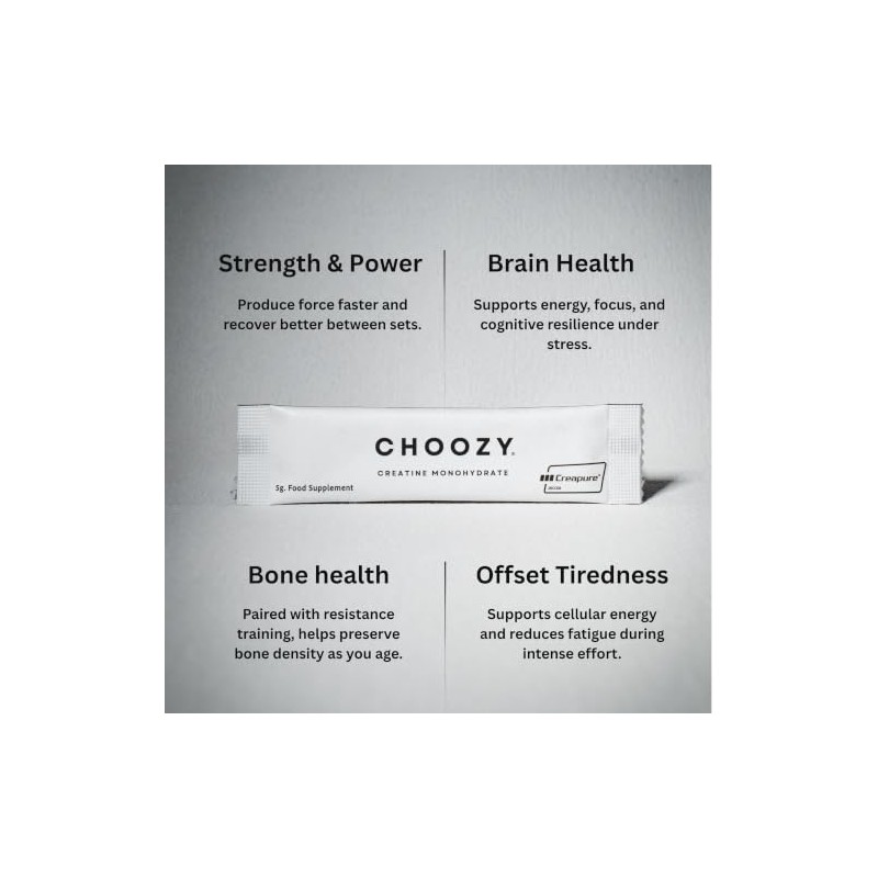 Creapure® The Cleanest Creatine Monohydrate 5g in Compostable Sachets (15