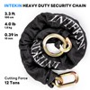 INTEKIN Security Chain 3.3 ft x 3/8" Thick Bike Lock