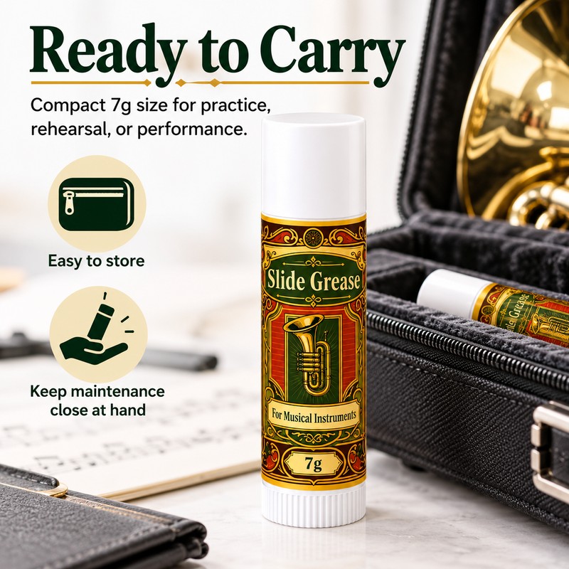 7g Slide Grease for Brass Instrument Maintenance – Lubricant for