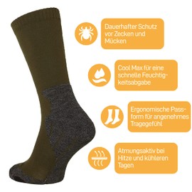 Rovince Anti-Tick Shield Socks X-Large GreenX-LargeGreen