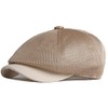 YAMEE Mesh 8-Panel Pork Pie Hats for Men Boy Cap