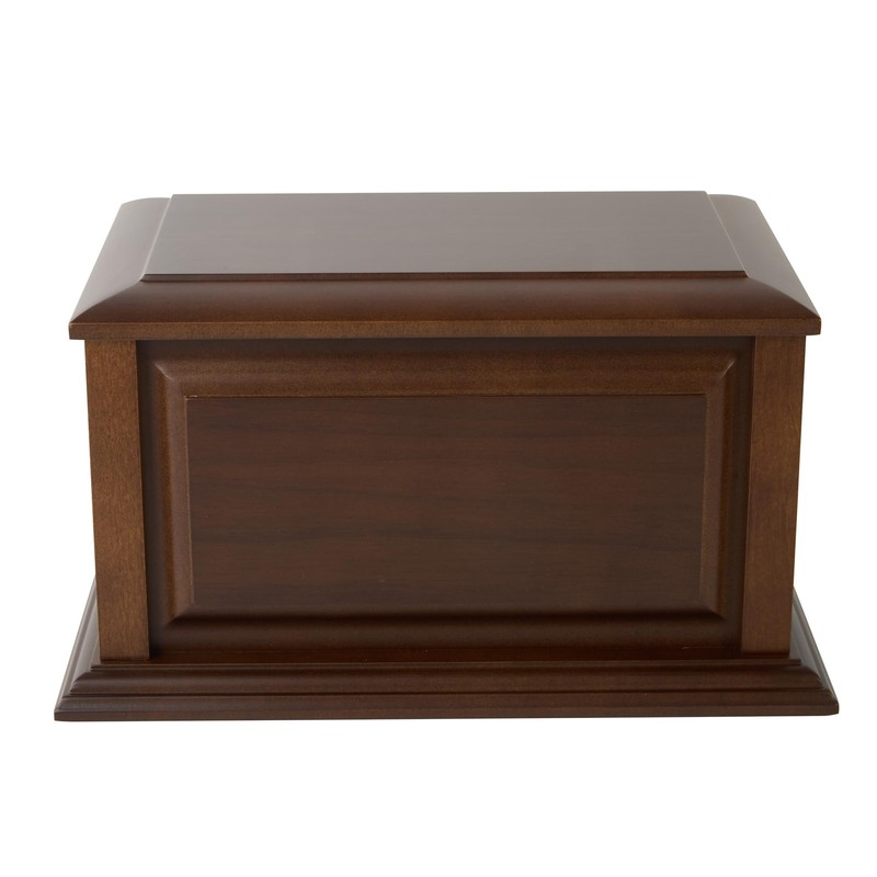 WEVOIRD Handcrafted Extra Large Wooden Funeral Cremation Urn Box for