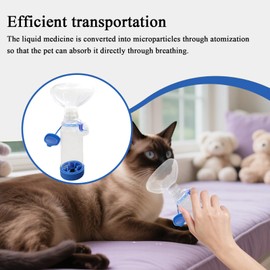 Cat Inhaler - Pet Cat Dog Inhaler - Reusable Breathing Aid, Indoor Outdoor Animals Care Delivering Tool for Small Medium Large Breeds Comfort