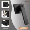 Probrico 6 Pack Square Privacy Door Levers Black Privacy Door