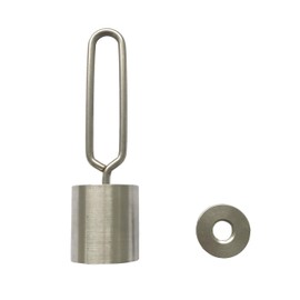 GRILLJOB Heavy Duty Stainless Steel 304 Grill Rotisserie Spit Rod Counter Balance Weight with Lock Washer Kit