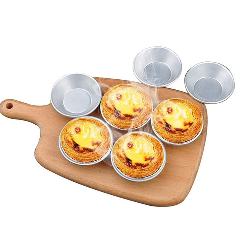 Manwetye 25 Pack Egg Tart Mold, Mini Pie Muffin Cupcake