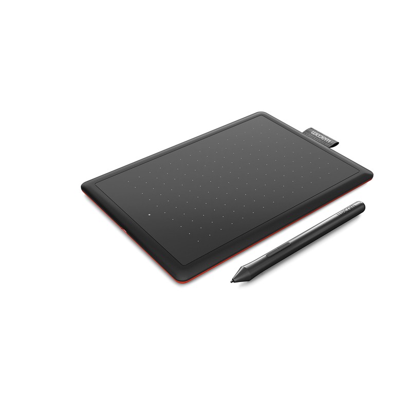 Wacom CTL472 Tableta One by Wacom Chica Rojo con Negro