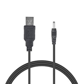 KONKIN BOO USB Charging Cable for Doro PhoneEasy 341 345 332 334 338 409 410s 410 GSM 410gsm Mobile Phone Easy Phone Notebook PC Laptop Charger Power Cord (with Barrel Round Plug Tip