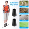 Pack of 6 Rubber Buffer Nordic Walking Poles Rubber Buffer